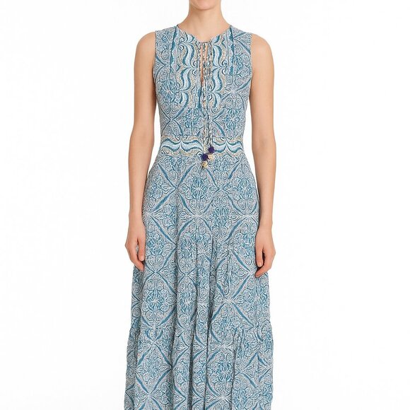 Women's - BELL Annabelle Floral Sleeveless Maxi Dress, Size Small - Picture 1 of 11